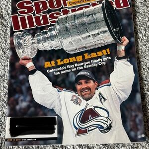 Colorado Avalanche Ray Bourque Sports Illustrated hockey Magazine